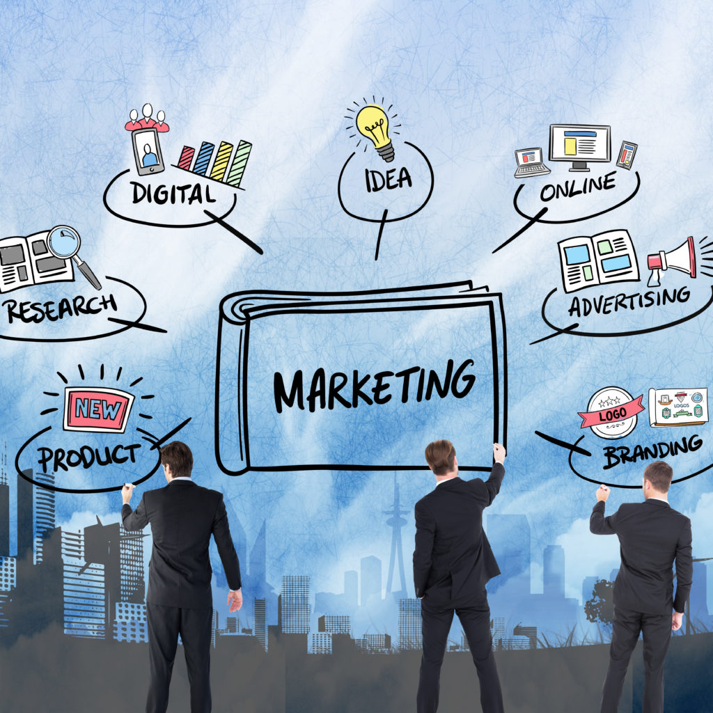 Marketing Strategy Business Analysis Concept